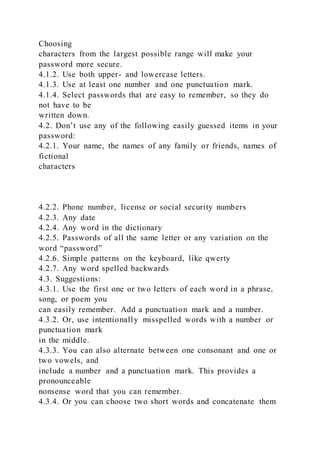 CHAPTER 5 Security Policies, Standards, Procedures, a | DOCX