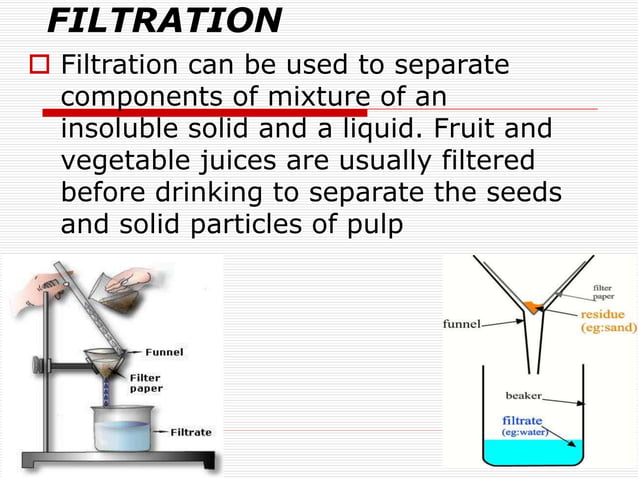science Chapter 5 separation of substances | PPT