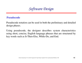 Chapter 5 software design | PDF