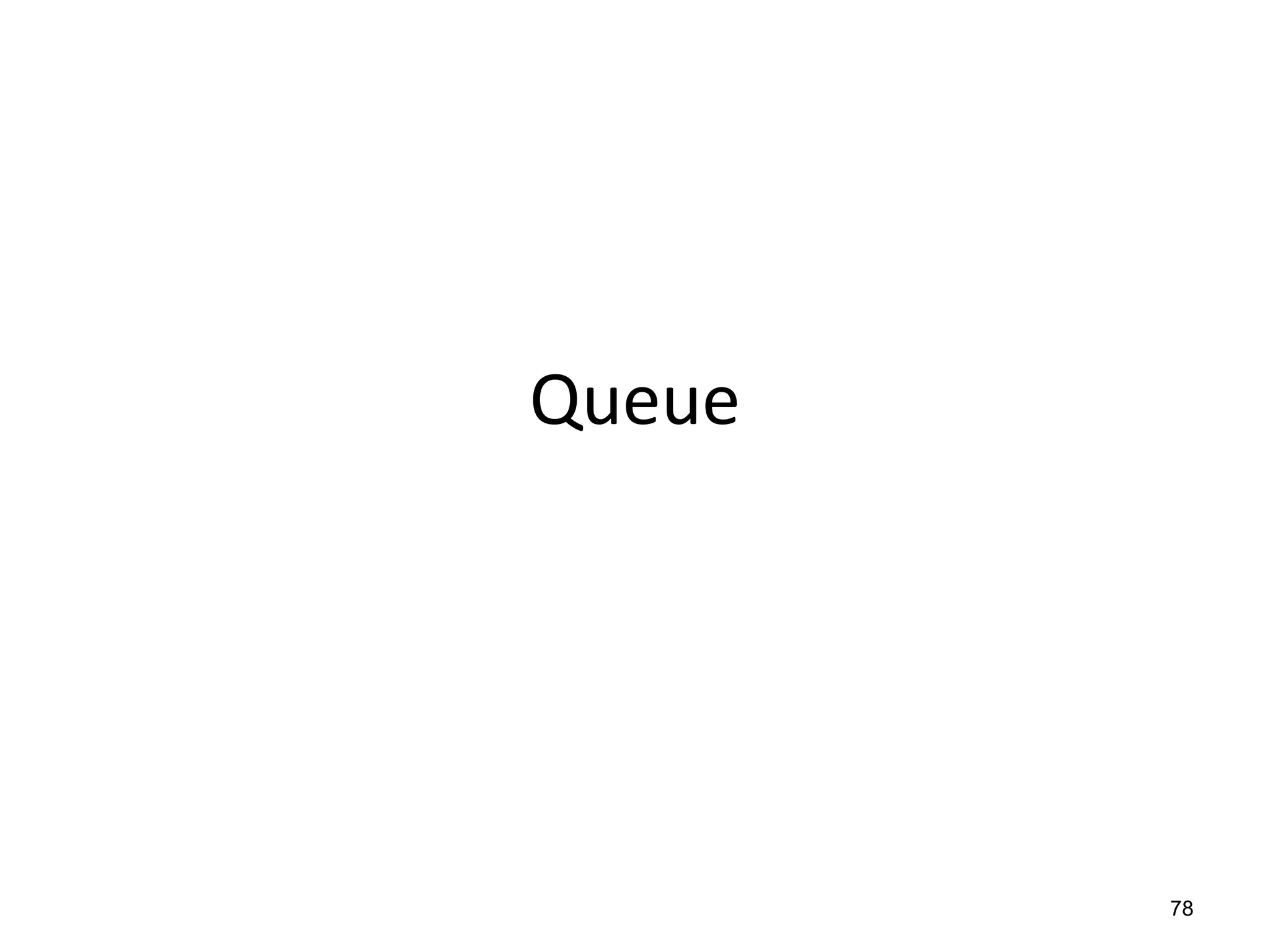 78
Queue
 