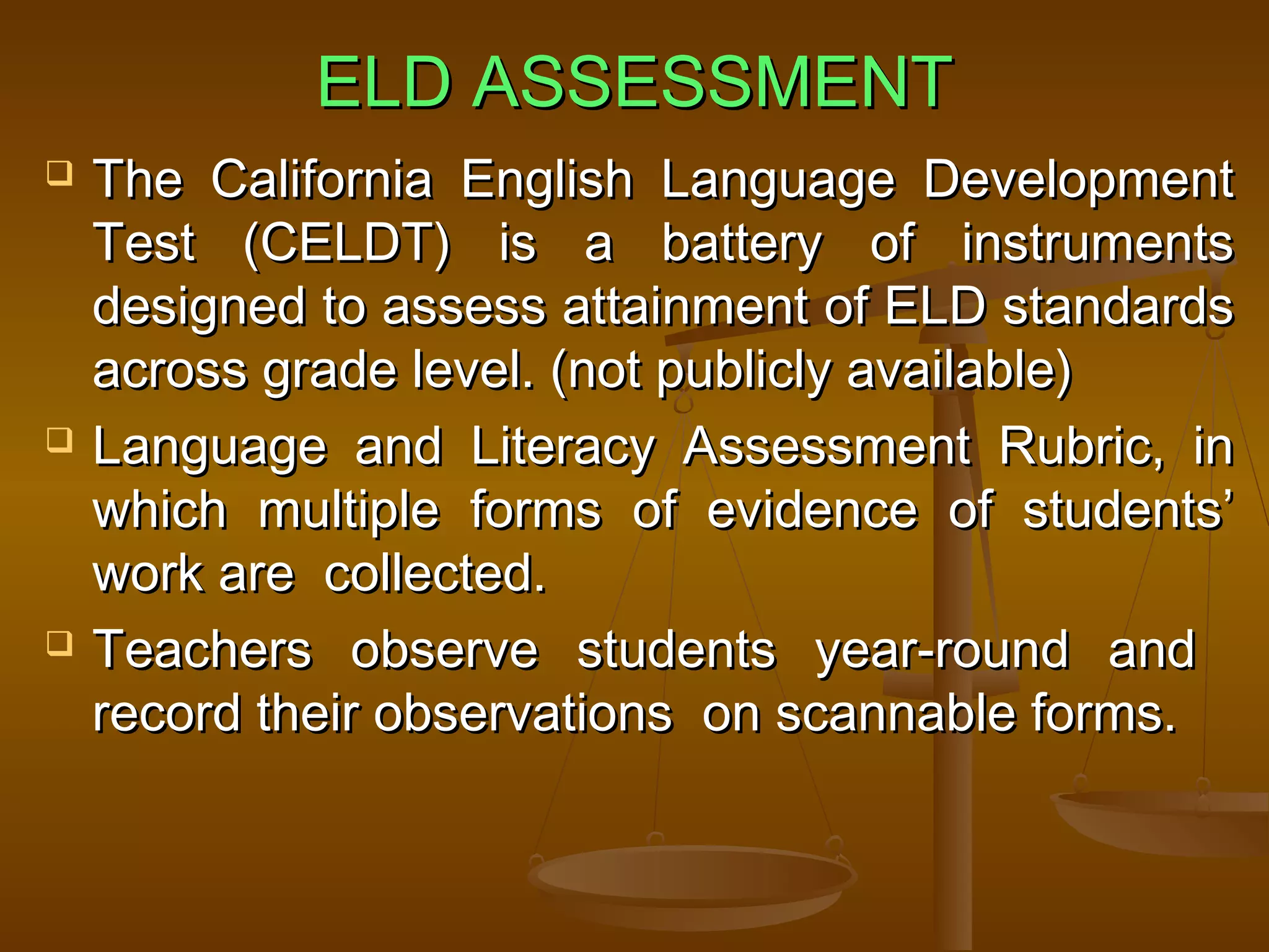 Chapter 5( standards based assessment) | PPT