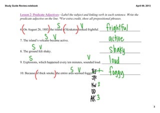 Chapter 5 Study Guide Review | PDF