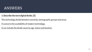 The Digital Divide | PDF