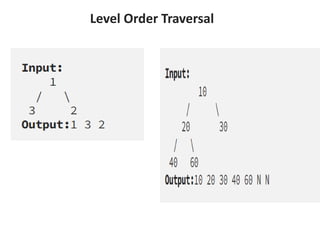 Level Order Traversal
 