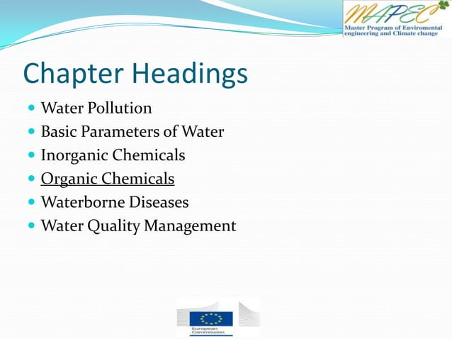 Chapter 5 Water Quality