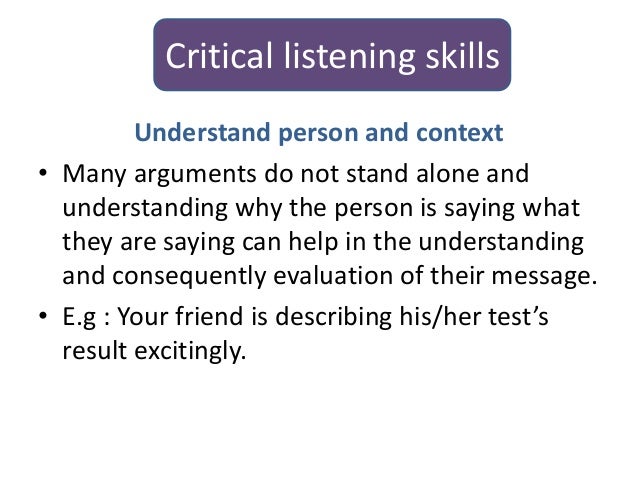 analytical listening