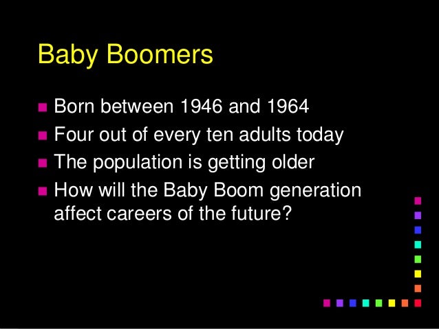 Baby boom generation essay