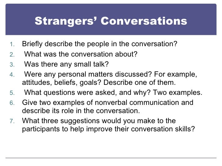 chapter 6 concepts of interpersonal communication interpersonal examples
