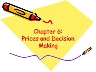 Chapter 6:Prices and Decision Making 