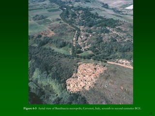 9Etruscan SculptureExamine the formal qualities of the Etruscan Apollo and the “Sarcophagus of the Cerveteri.”