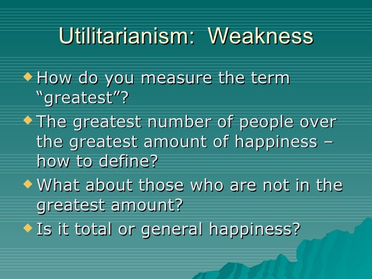 Chapter 6 Utilitarianism