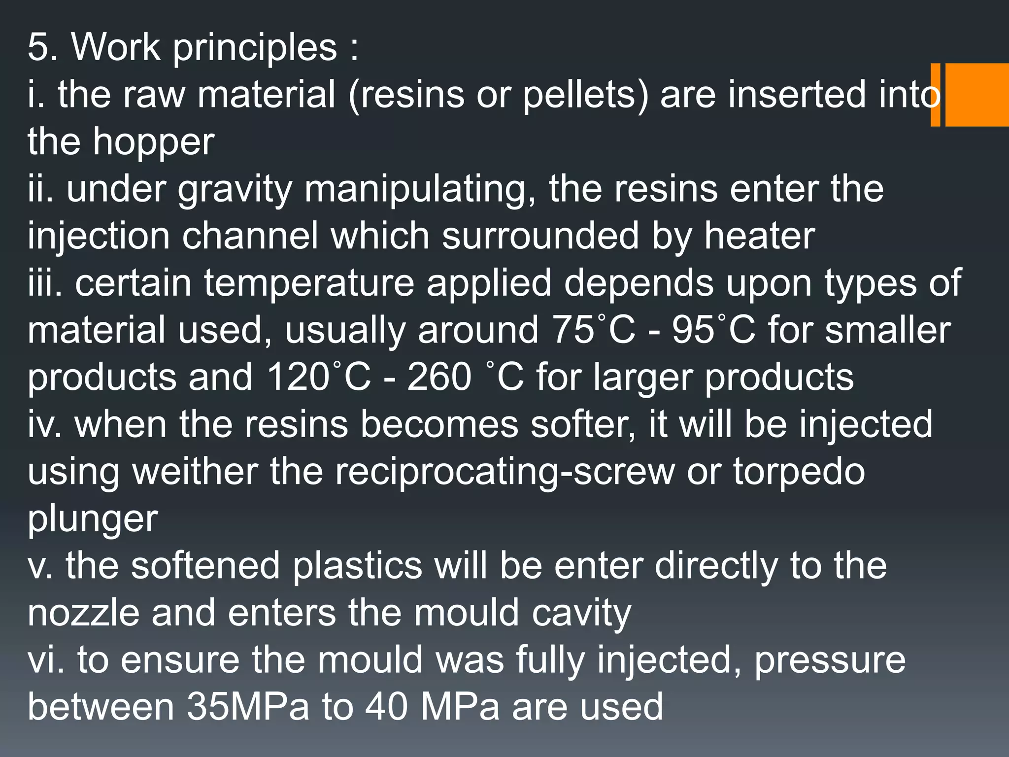The polymer formed with 90% in crystalline chains and the remain in amorphous state.6.5 Types of Polymer ChainsThere are 4 types of molecule chains by polymerization process as shown in the figure below :	i. Linear chain polymers		a. in the form of a long molecular chains	ii. Branched chain polymers		b. the linear chain with a series of branched	iii. Cross-linked chain polymers		c. with short links which connected the closer chains together	iv. Network chain polymers		d. molecular structure in 3 dimension networks
