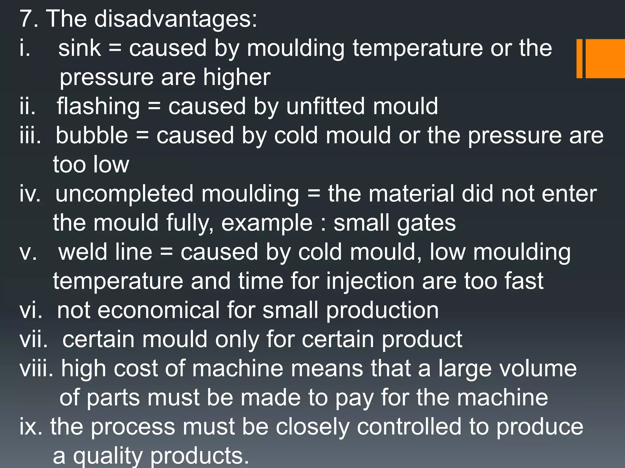 examples :	i. Polyester are formed from ethylene polymerization	ii. Polyvinyl Chloride (PVC)b. Condensation Polymerization step reaction involves between two monomers with the elimination of a simple by product, such as water, hydrogen chloride, etc it is occurs when two monomer substances react together to produce polymer and small molecules (usually water) will be expelled
