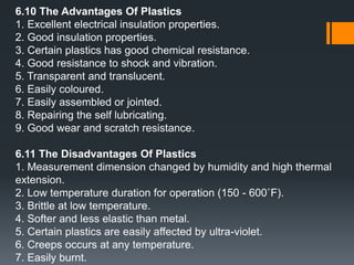 Polymer exists in two structures : amorphous (non-crystalline) and semi-crystalline.6.4.1 Amorphous Structure (non-crystalline)At a high temperature, the polymer became a viscous liquid where the chains moved and glide into one another in tangled state.