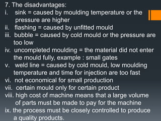 examples :	i. Polyester are formed from ethylene polymerization	ii. Polyvinyl Chloride (PVC)b. Condensation Polymerization step reaction involves between two monomers with the elimination of a simple by product, such as water, hydrogen chloride, etc it is occurs when two monomer substances react together to produce polymer and small molecules (usually water) will be expelled