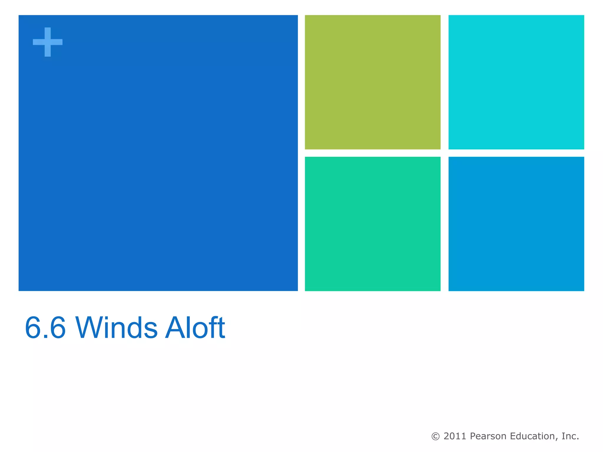 +




6.6 Winds Aloft


                  © 2011 Pearson Education, Inc.
 