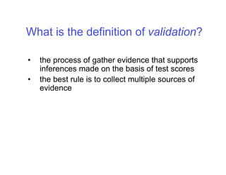 Chapter 6 - Standardized Measurement & Assessment