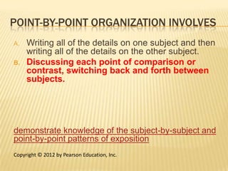 Point By Point Structure Example Chapter 6 | PPTX