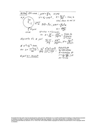 Excerpts from this work may be reproduced by instructors for distribution on a not-for-profit basis for testing or instructional purposes
to students enrolled in courses for which the textbook has been adopted. Any other reproduction or translation of this work
beyond that permitted by Sections 107 or 108 of the 1976 United States Copyright Act without the permission of the copyright owner
is unlawful.
 