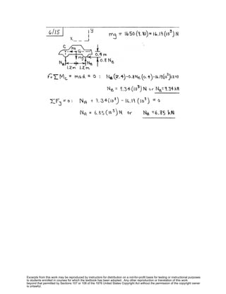 Excerpts from this work may be reproduced by instructors for distribution on a not-for-profit basis for testing or instructional purposes
to students enrolled in courses for which the textbook has been adopted. Any other reproduction or translation of this work
beyond that permitted by Sections 107 or 108 of the 1976 United States Copyright Act without the permission of the copyright owner
is unlawful.
 
