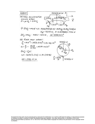 Excerpts from this work may be reproduced by instructors for distribution on a not-for-profit basis for testing or instructional purposes
to students enrolled in courses for which the textbook has been adopted. Any other reproduction or translation of this work
beyond that permitted by Sections 107 or 108 of the 1976 United States Copyright Act without the permission of the copyright owner
is unlawful.
 