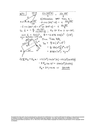 Excerpts from this work may be reproduced by instructors for distribution on a not-for-profit basis for testing or instructional purposes
to students enrolled in courses for which the textbook has been adopted. Any other reproduction or translation of this work
beyond that permitted by Sections 107 or 108 of the 1976 United States Copyright Act without the permission of the copyright owner
is unlawful.
 