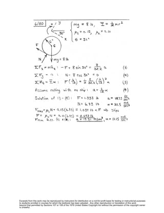 Excerpts from this work may be reproduced by instructors for distribution on a not-for-profit basis for testing or instructional purposes
to students enrolled in courses for which the textbook has been adopted. Any other reproduction or translation of this work
beyond that permitted by Sections 107 or 108 of the 1976 United States Copyright Act without the permission of the copyright owner
is unlawful.
 