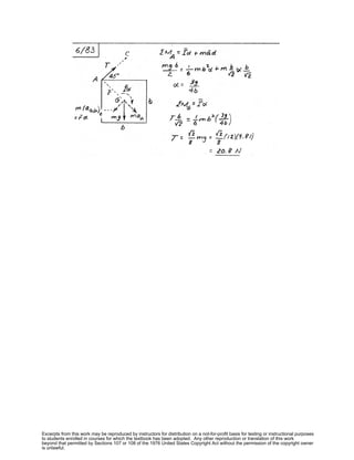 Excerpts from this work may be reproduced by instructors for distribution on a not-for-profit basis for testing or instructional purposes
to students enrolled in courses for which the textbook has been adopted. Any other reproduction or translation of this work
beyond that permitted by Sections 107 or 108 of the 1976 United States Copyright Act without the permission of the copyright owner
is unlawful.
 