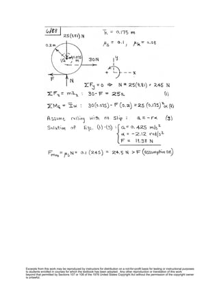 Excerpts from this work may be reproduced by instructors for distribution on a not-for-profit basis for testing or instructional purposes
to students enrolled in courses for which the textbook has been adopted. Any other reproduction or translation of this work
beyond that permitted by Sections 107 or 108 of the 1976 United States Copyright Act without the permission of the copyright owner
is unlawful.
 