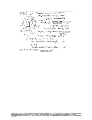Excerpts from this work may be reproduced by instructors for distribution on a not-for-profit basis for testing or instructional purposes
to students enrolled in courses for which the textbook has been adopted. Any other reproduction or translation of this work
beyond that permitted by Sections 107 or 108 of the 1976 United States Copyright Act without the permission of the copyright owner
is unlawful.
 
