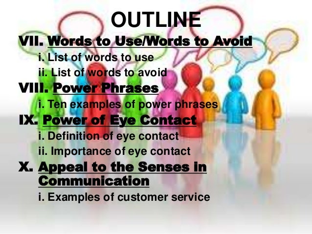 communication in customer service customer service words