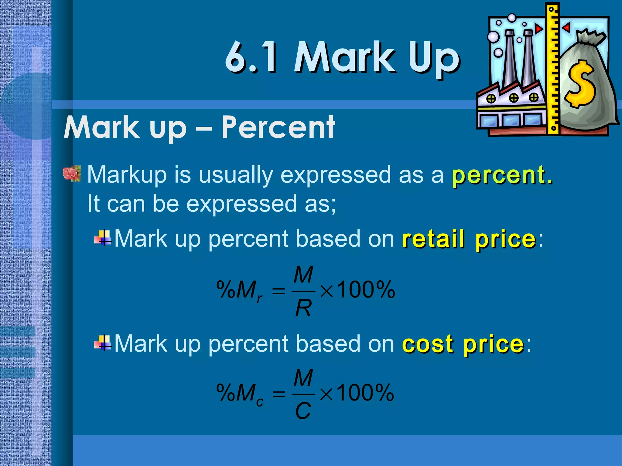 Business Math Chapter 6 | PPT