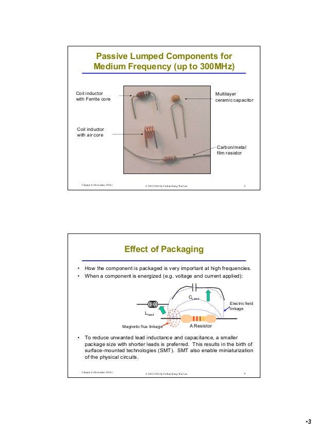 Chapter6 Review of Passive and Active RF Lumped Components