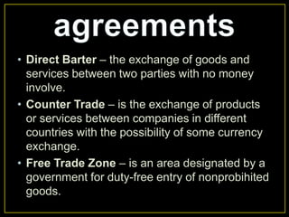 The Economic Effects of Foreign Trade | PPTX