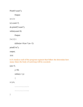 Chapter 6 Balagurusamy Programming ANSI in c | PDF