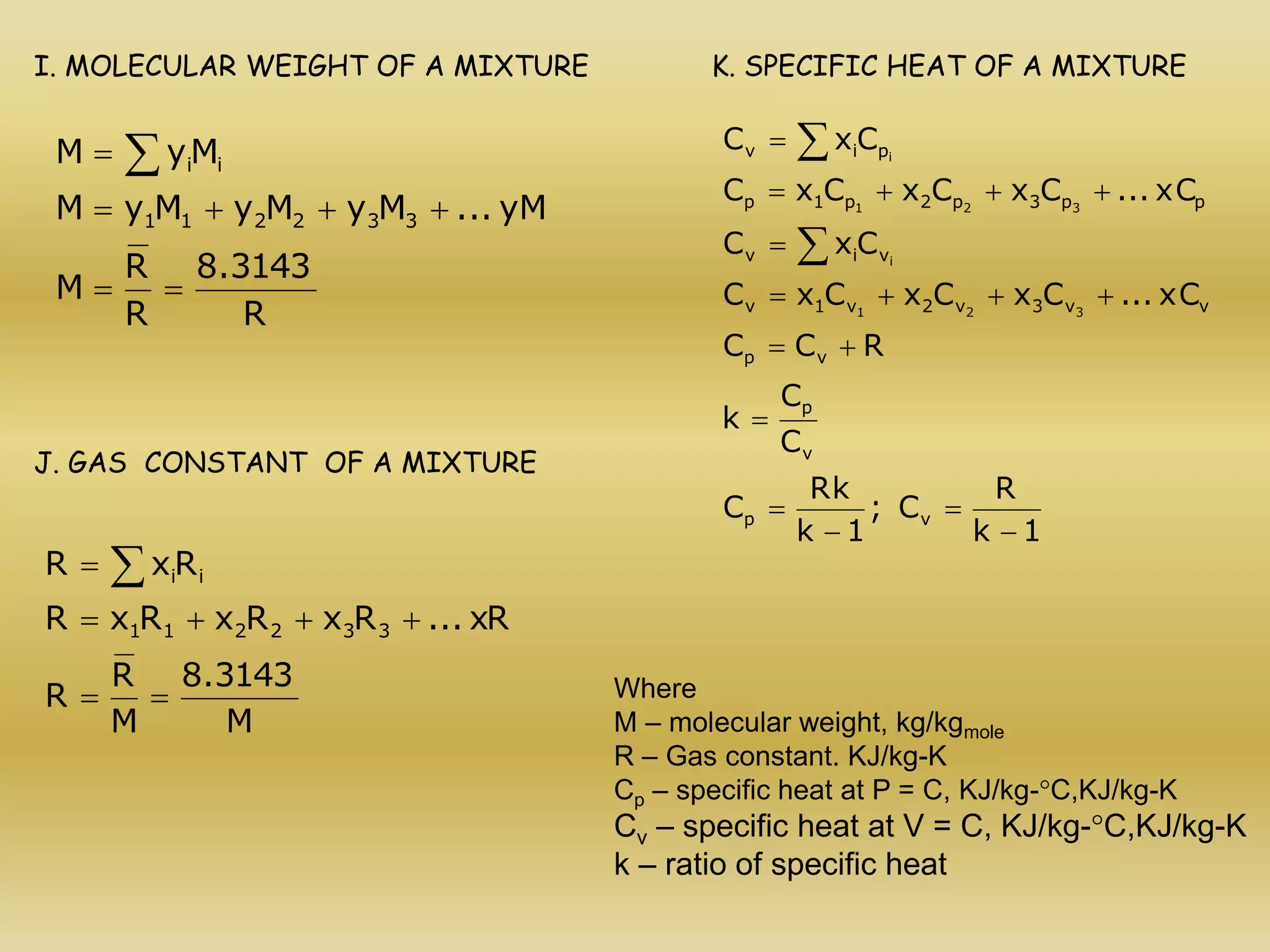 Chapter 6 Gas Mixture | PPT