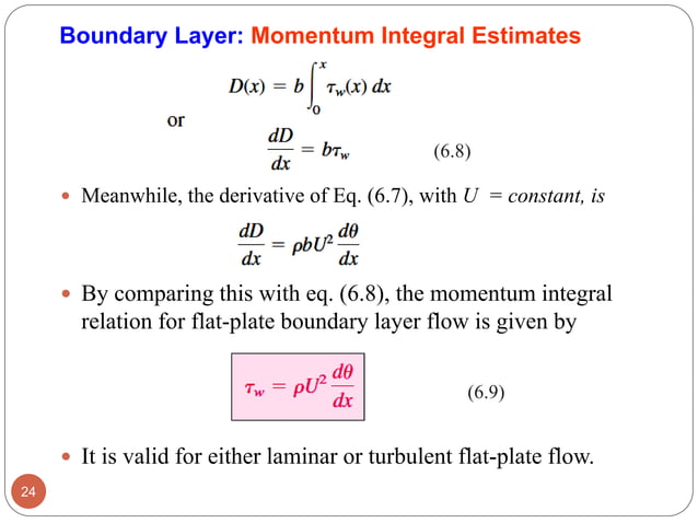 Fluid Mechanics Chapter 6. Boundary Layer Concept | PDF | Physics | Science
