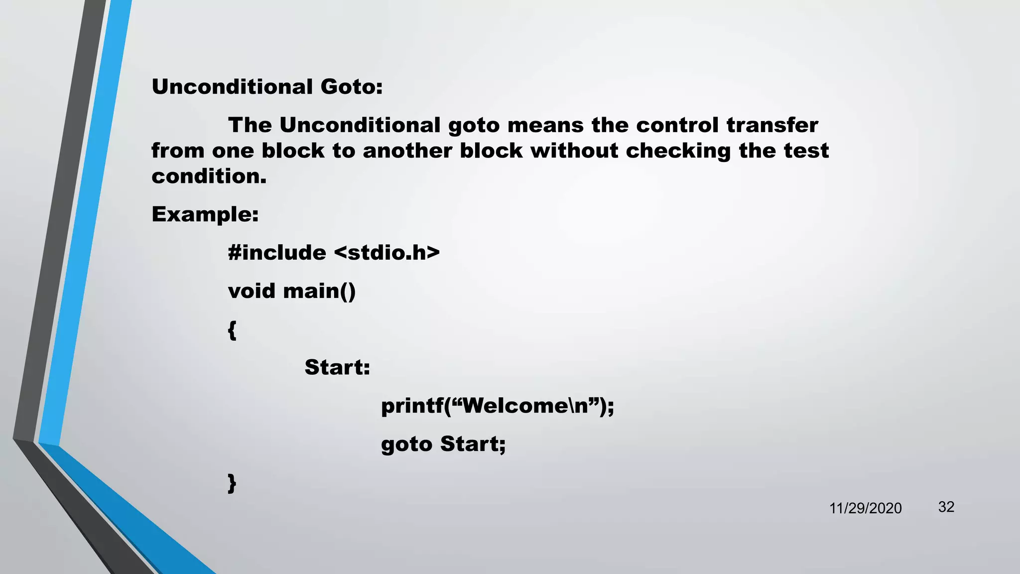Decision Making and Looping | PPTX