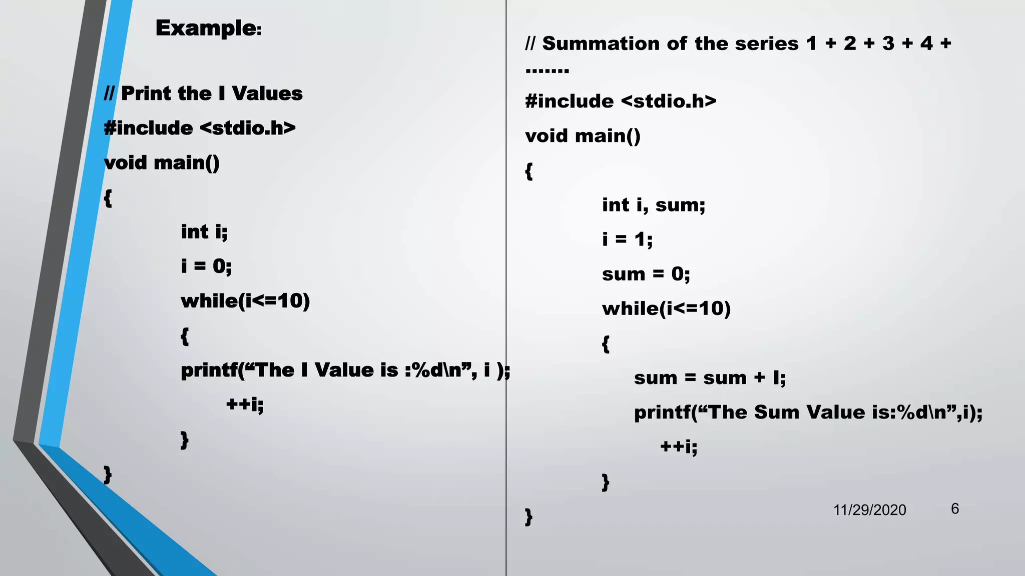 Decision Making and Looping | PPTX
