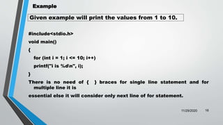Decision Making and Looping | PPTX