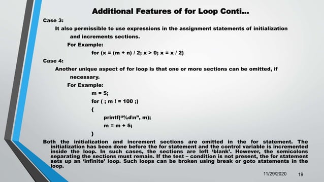 Decision Making and Looping | PPTX