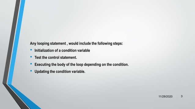 Decision Making and Looping | PPT