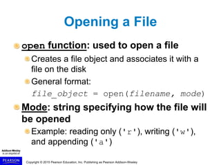 Files and Exceptions | PPT