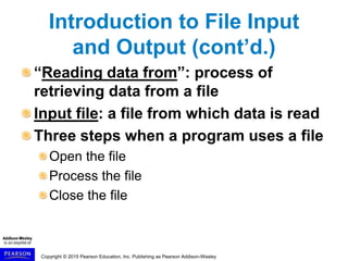 Files and Exceptions | PPT