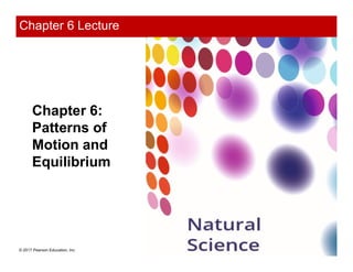 Chapter 1 Lecture
Chapter 6:
Patterns of
Chapter 6 Lecture
Motion and
Equilibrium
© 2017 Pearson Education, Inc.
 