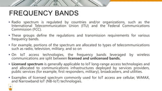 Telecom Bands connecting smart object in IoT.pptx
