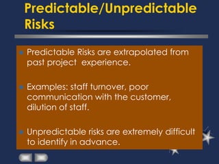 Unpredictable Examples chapter 6.pdf Software configuration Management, Quality Assurance and ...