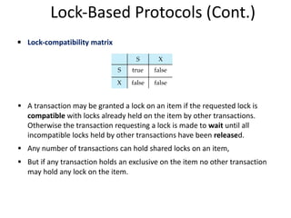 Concurrency Control in Database Management System | PDF