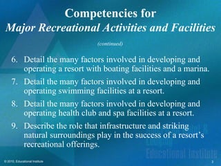 Chapter 6.ppt Resort Club Management function and activities | PPT