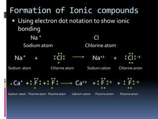Above – Na+1 and Cl-1 are in a 1 to 1 ratio